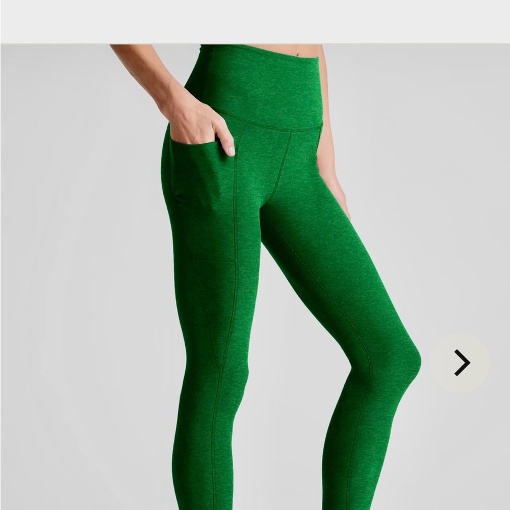 Beyond Yoga Emerald Green Seamless Leggings- WORN ONCE